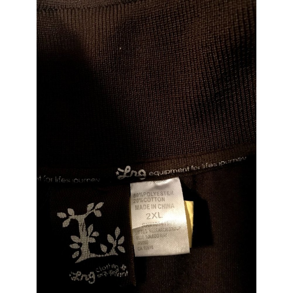 LRG Roots Clothing & Equipment Lifted Research Group Track Jacket Mens sz XXL Br - Picture 5 of 7